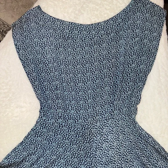 3 x 20$ Chic Blue Patterned Maxi Dress Size Medium - Picture 9 of 11
